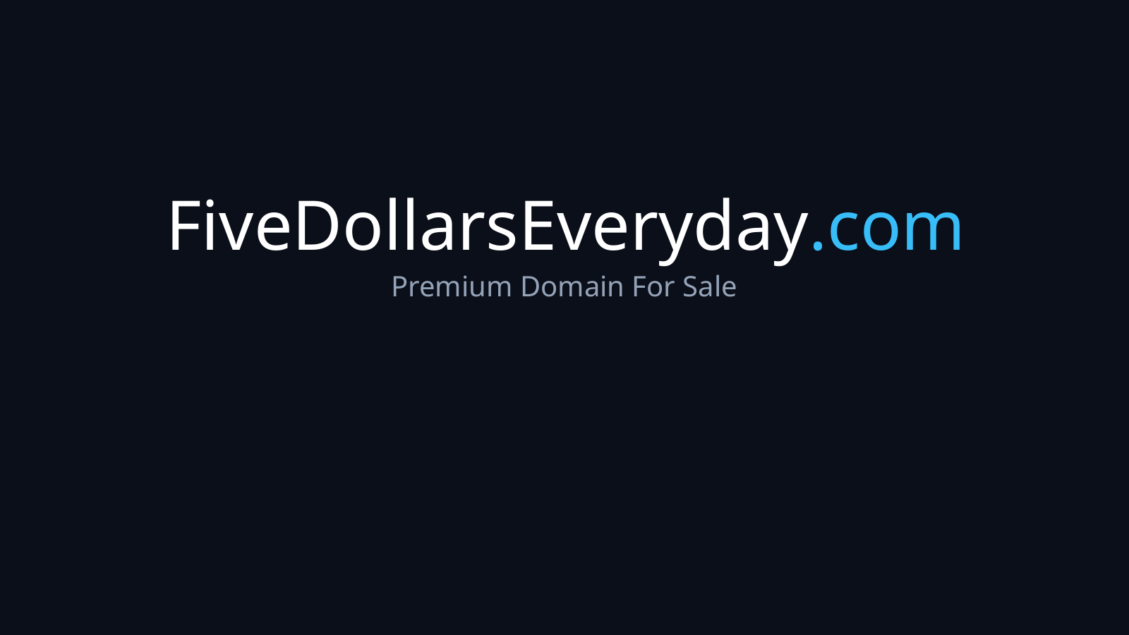 FiveDollarsEveryday.com logo