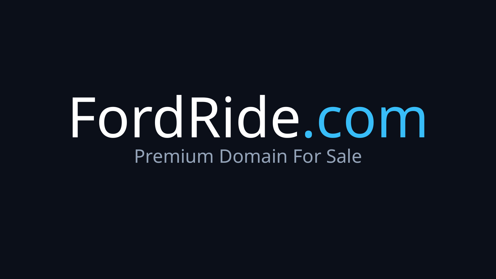 FordRide.com logo