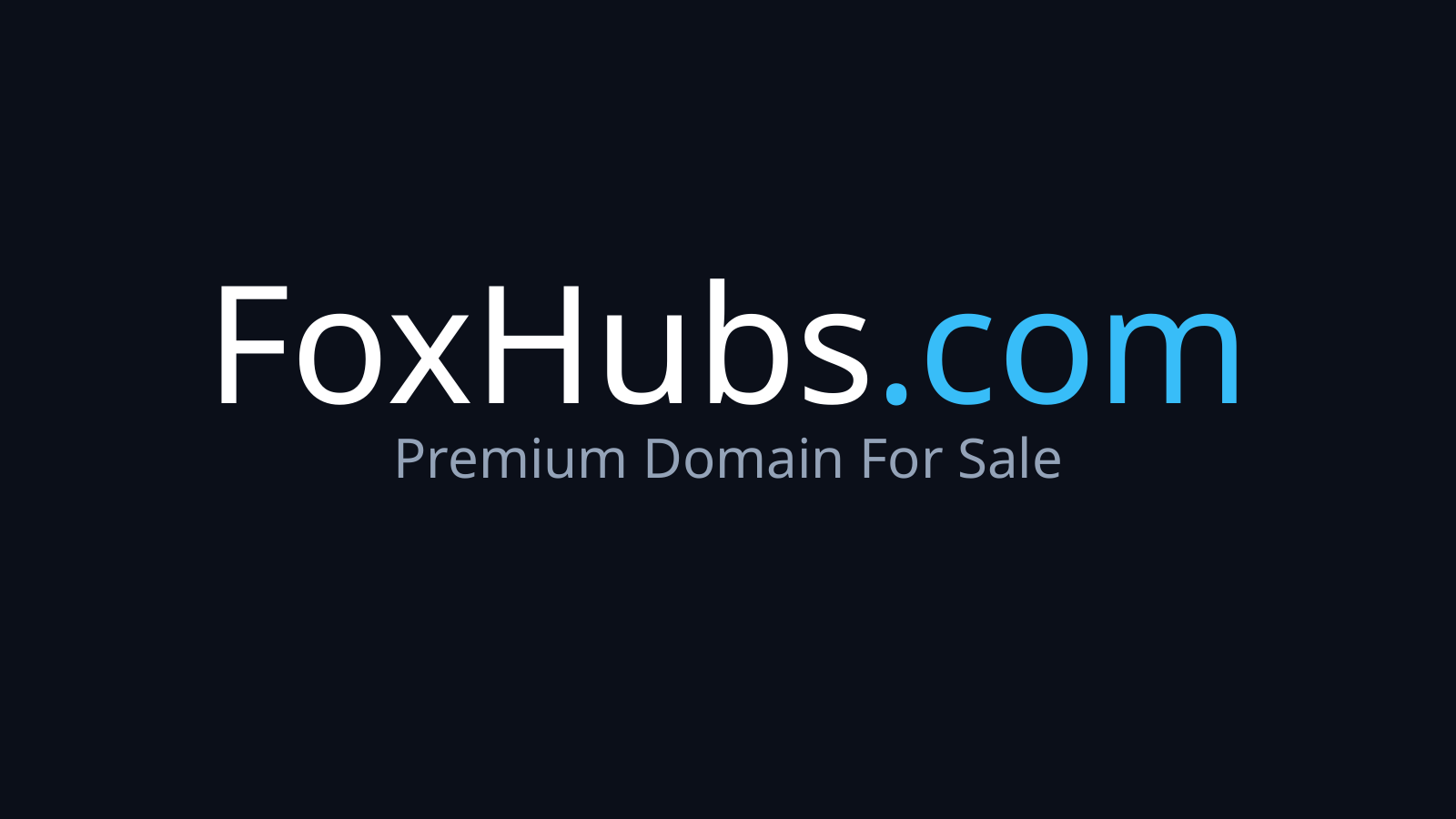 FoxHubs.com logo