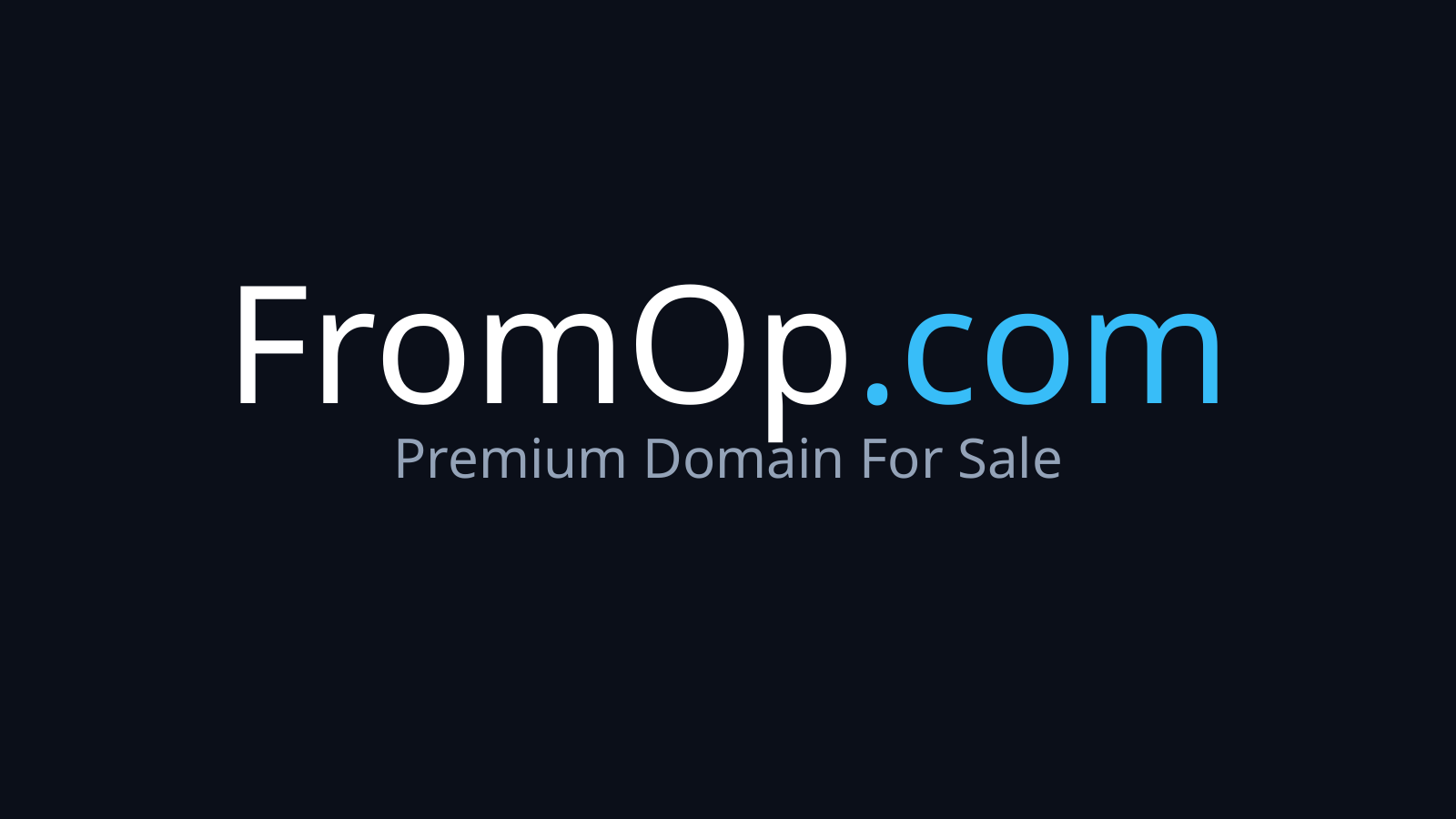 FromOp.com logo