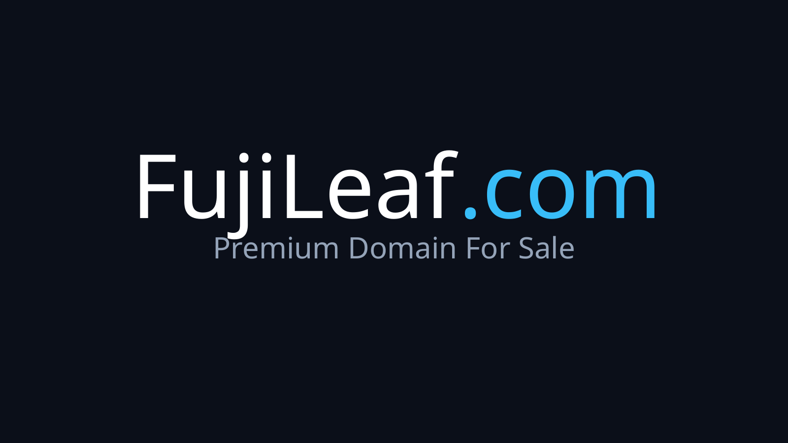 FujiLeaf.com logo