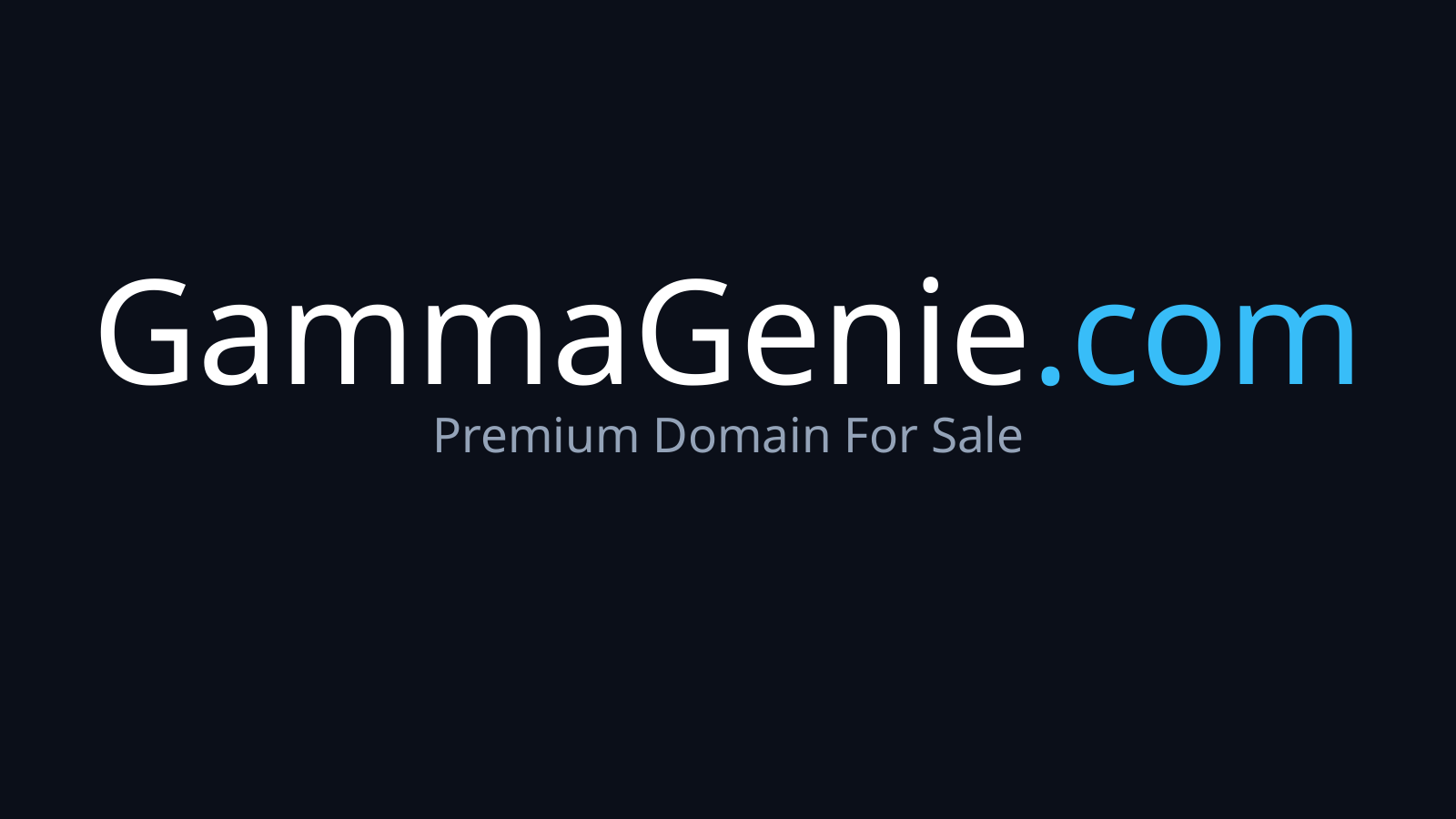 GammaGenie.com logo