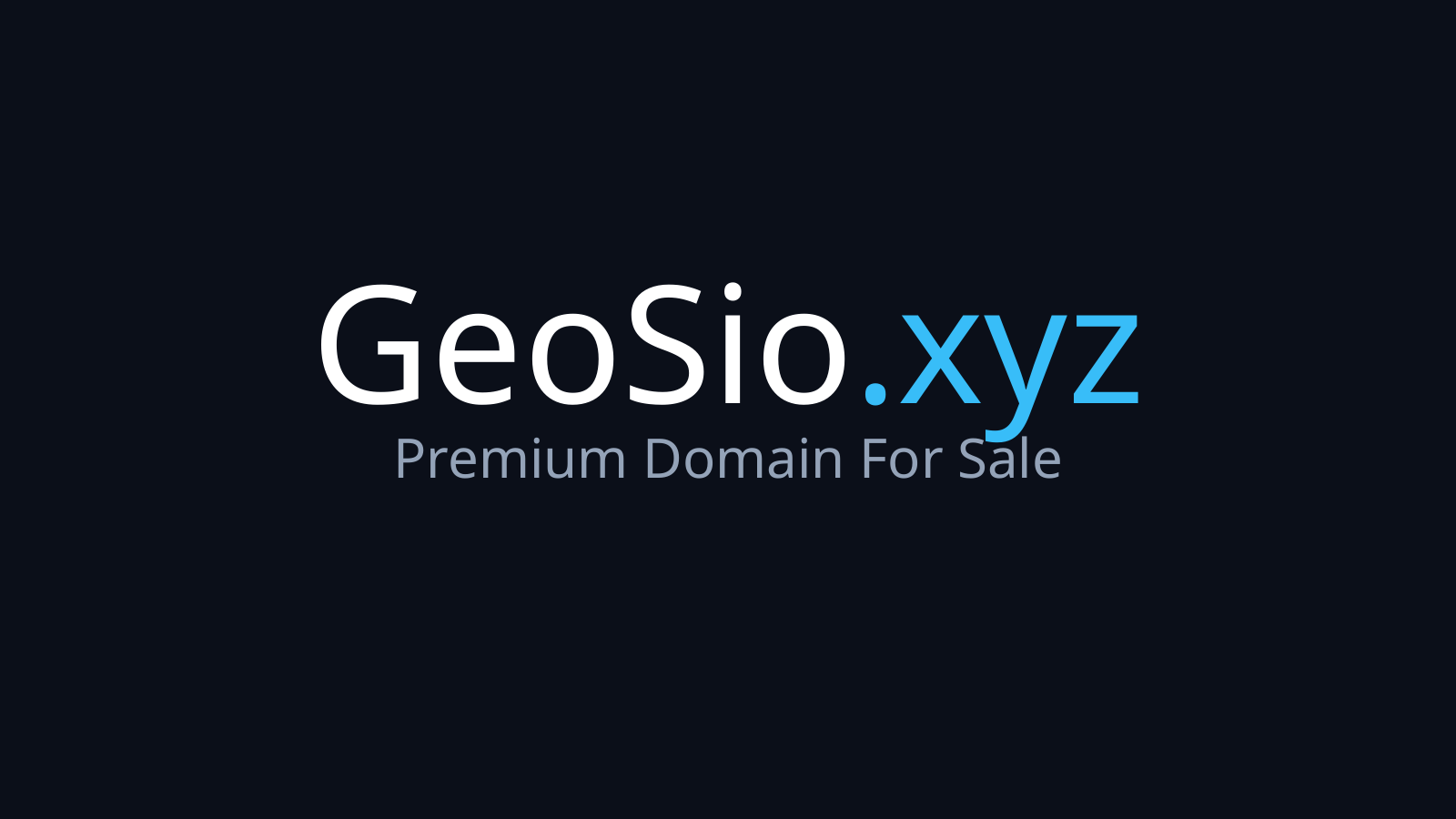 GeoSio.xyz logo