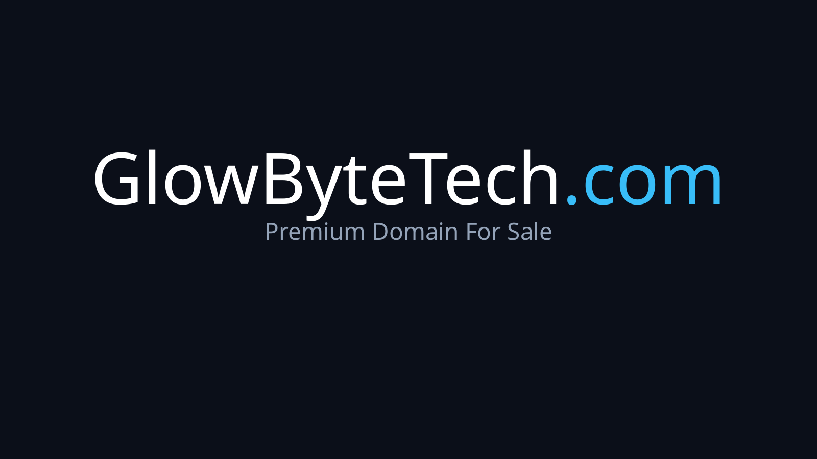 GlowByteTech.com logo