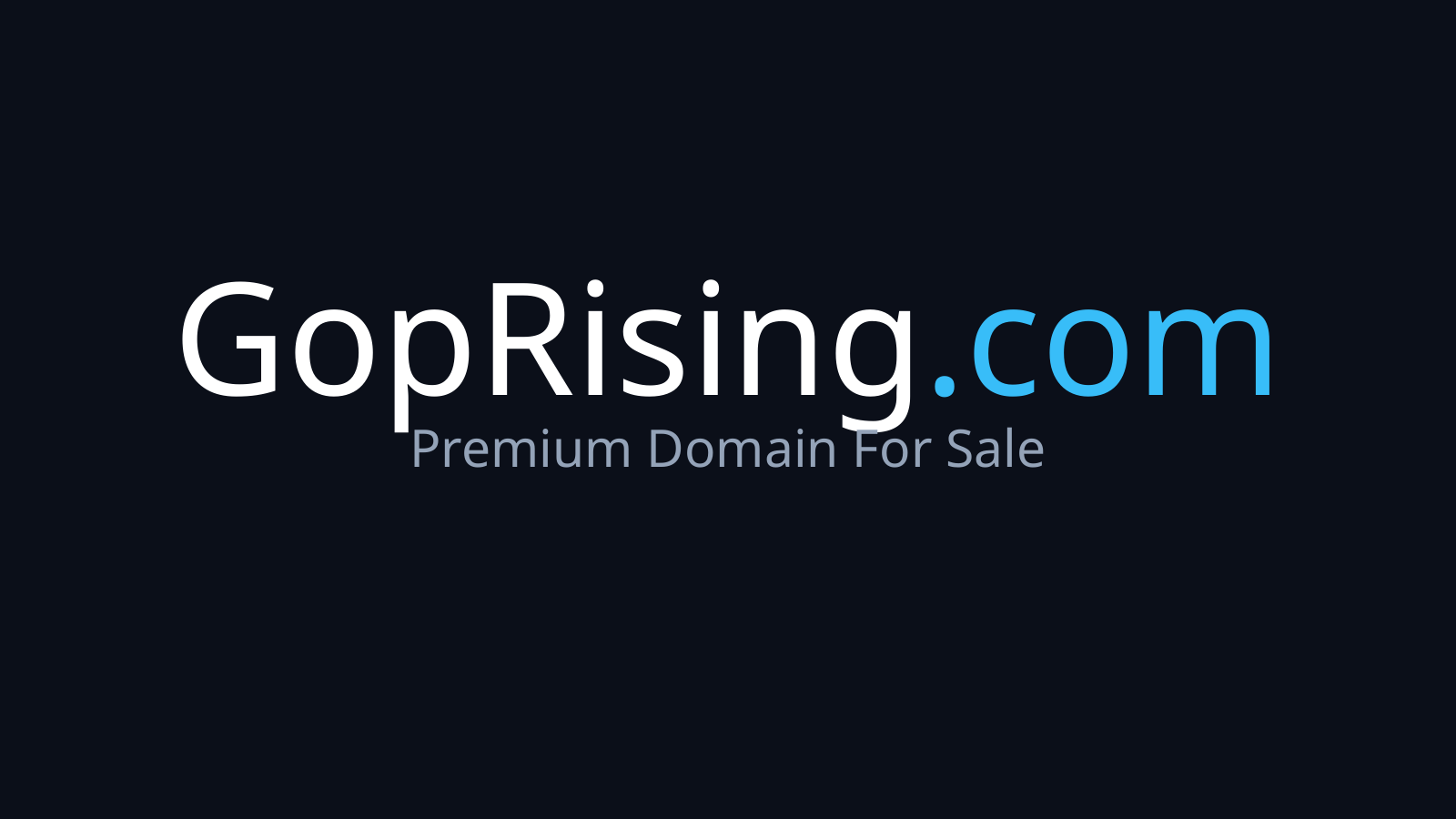 GopRising.com logo