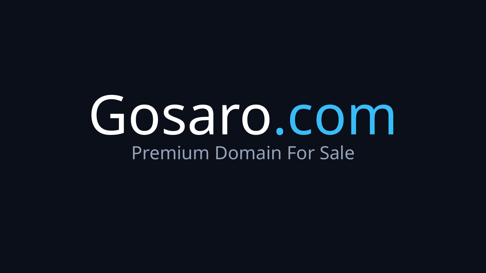 GoSaro.com logo