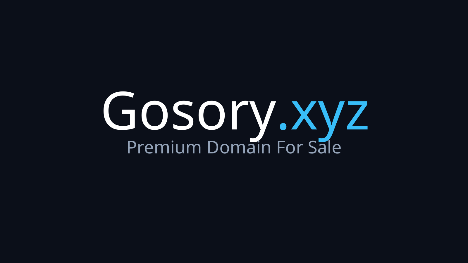 Gosory.xyz logo