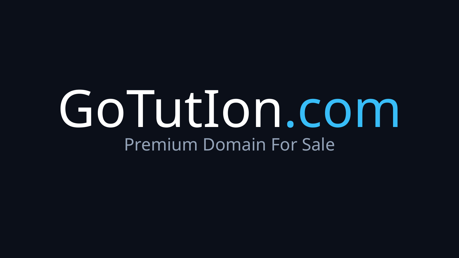 GoTutIon.com logo