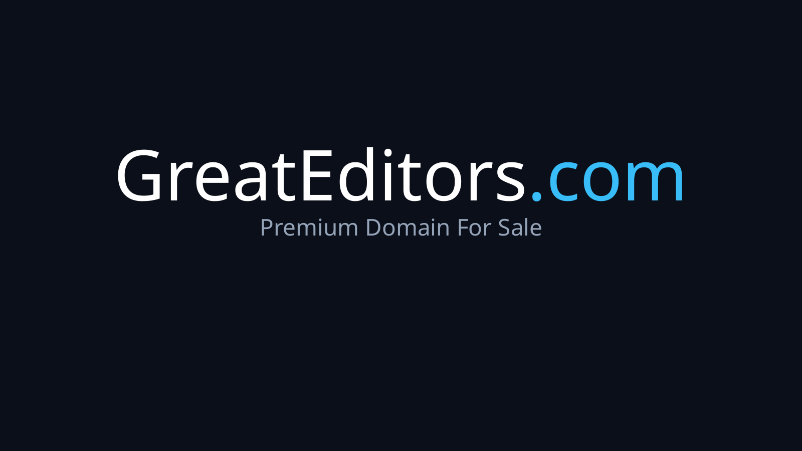 GreatEditors.com logo