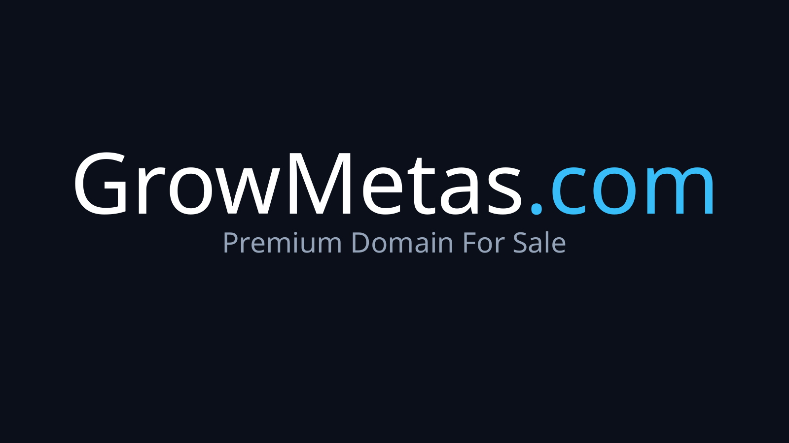 GrowMetas.com logo