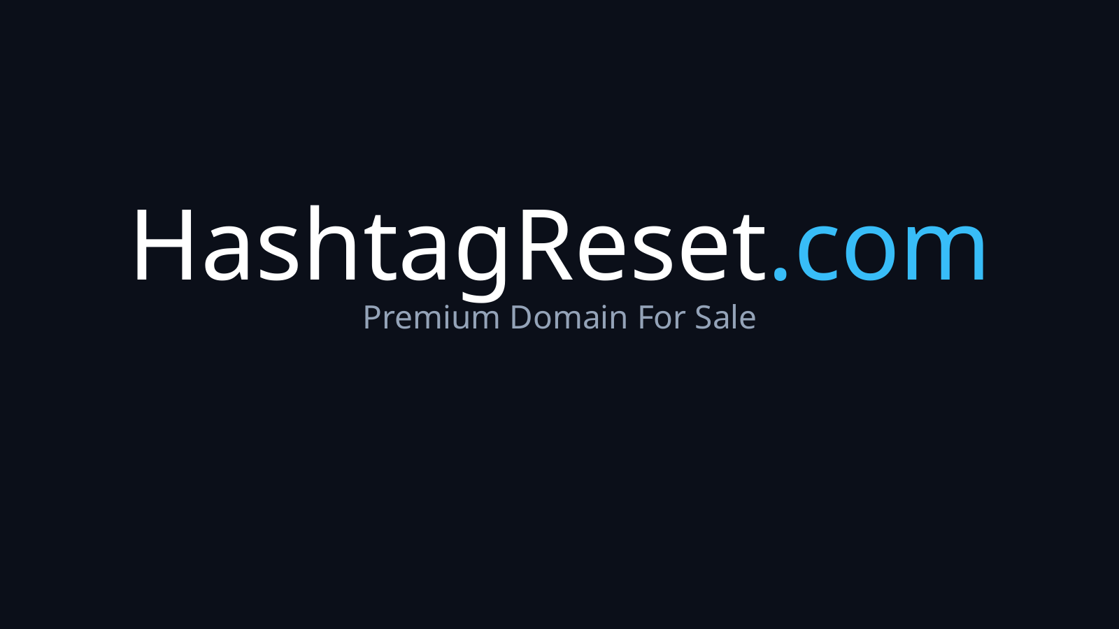 HashtagReset.com logo
