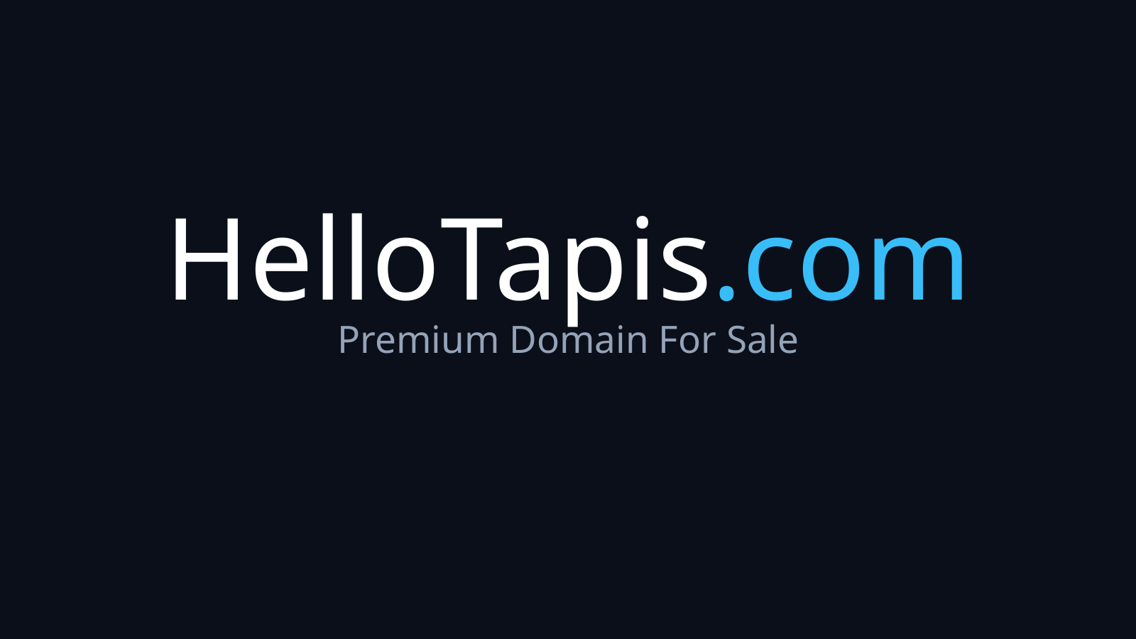 HelloTapis.com logo