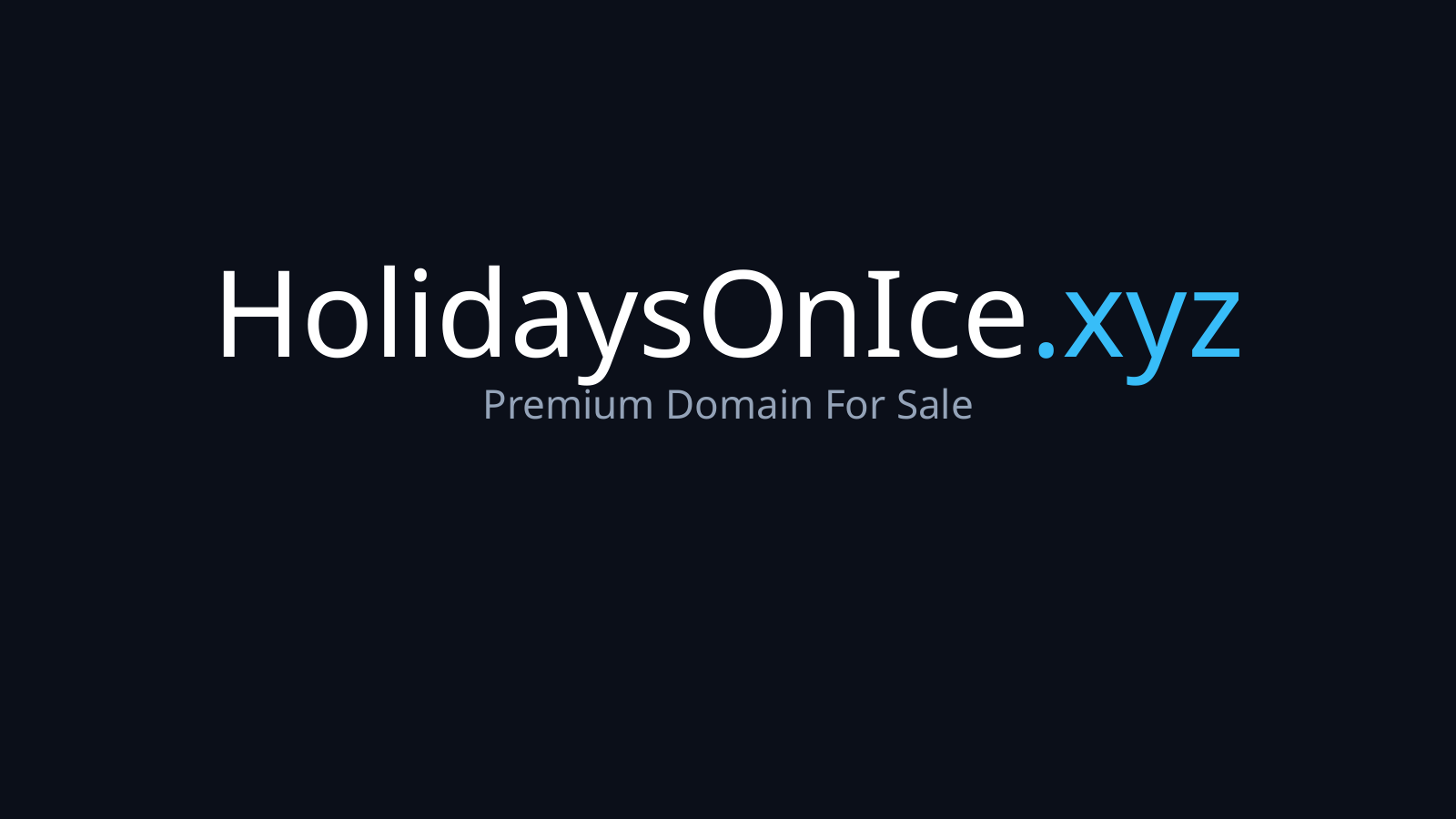 HolidaysOnIce.xyz logo