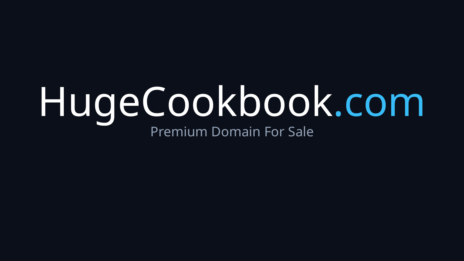 HugeCookbook.com logo