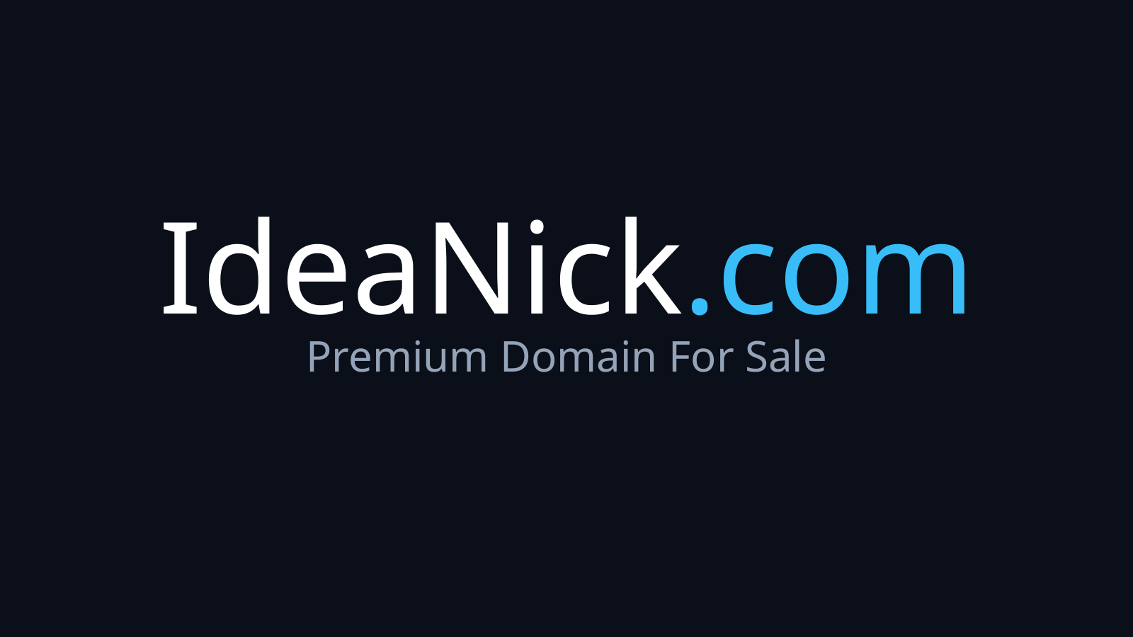 IdeaNick.com logo