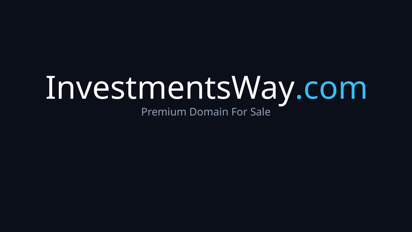 InvestmentsWay.com logo