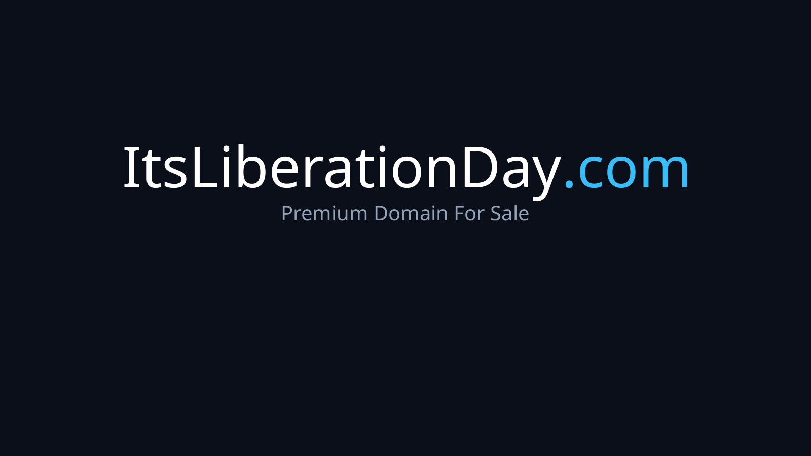 ItsLiberationDay.com logo