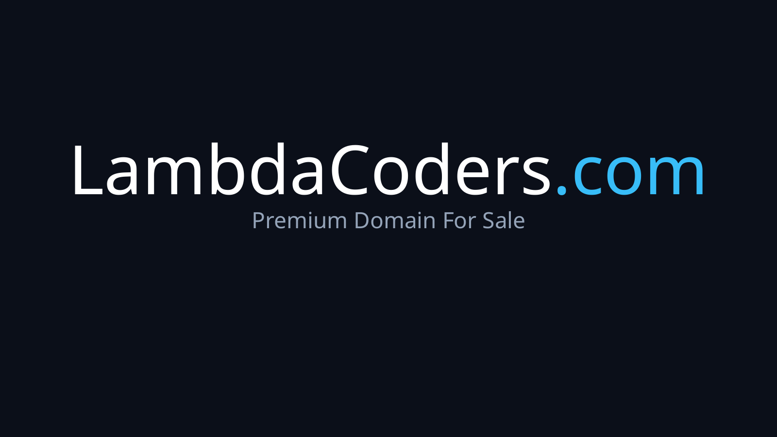 LambdaCoders.com logo