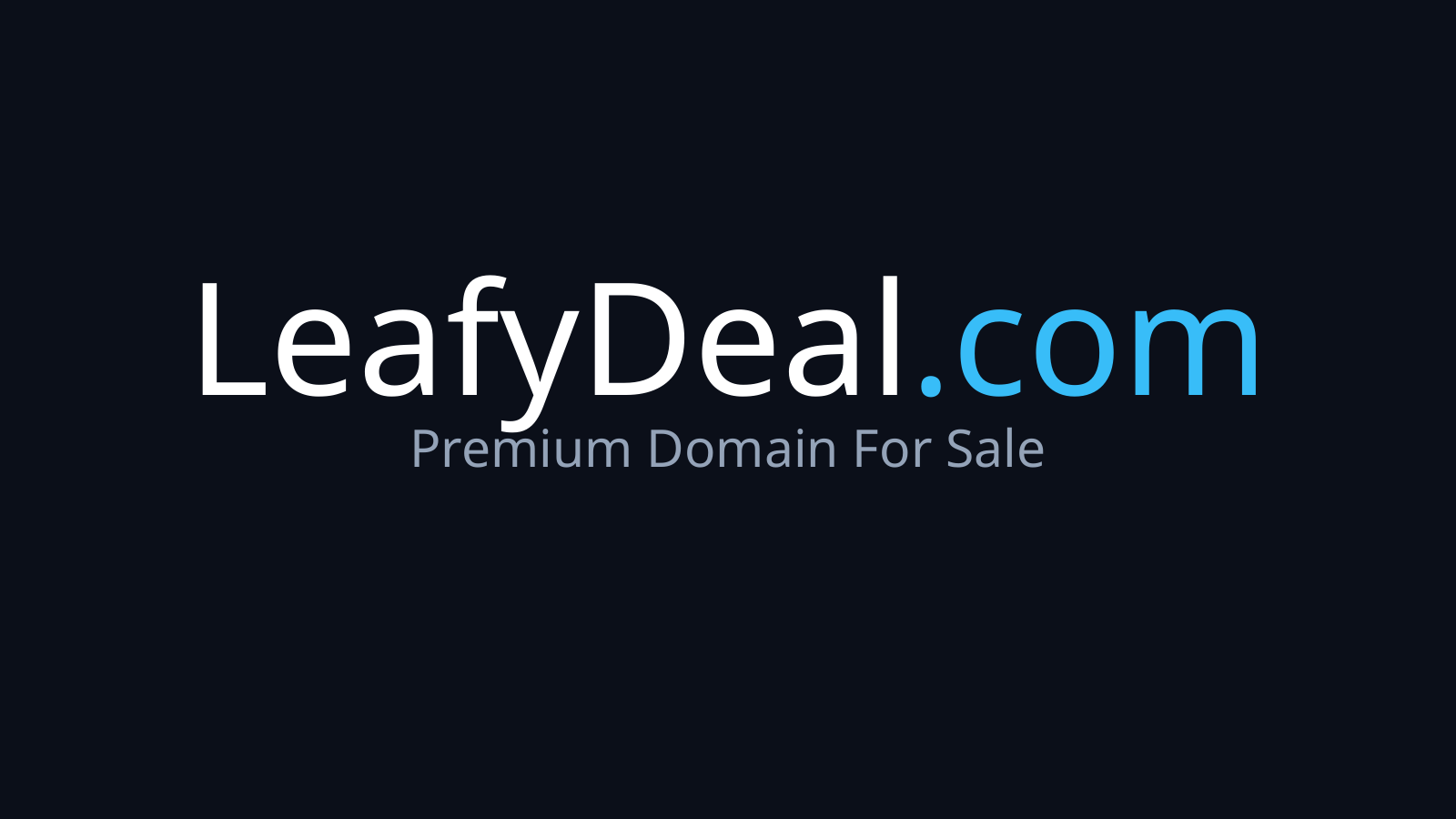 LeafyDeal.com logo