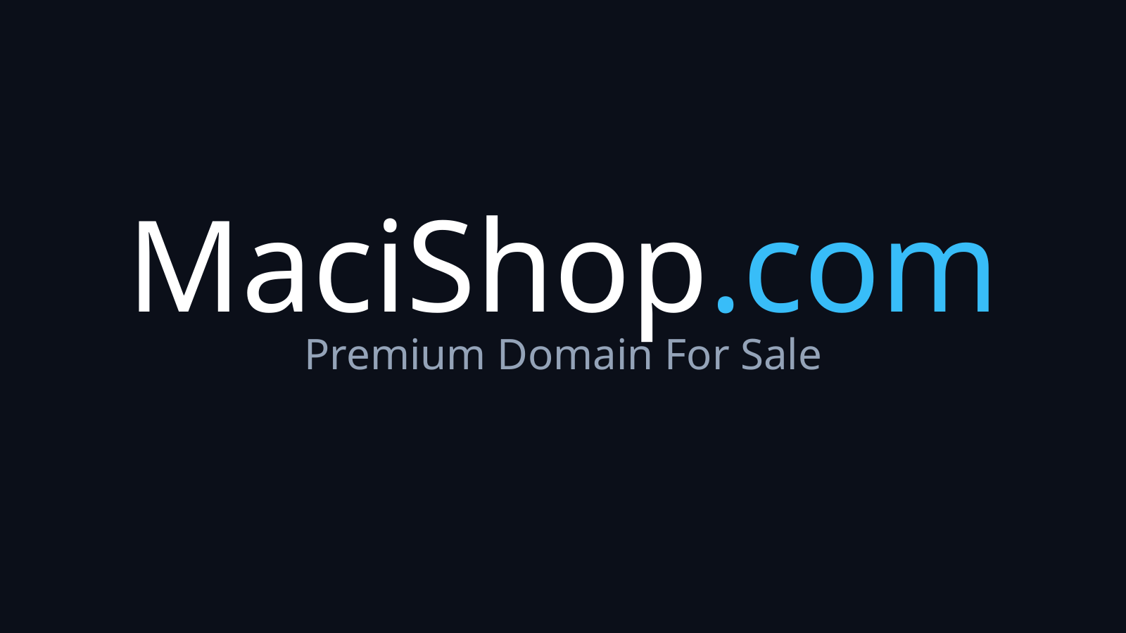 MaciShop.com logo