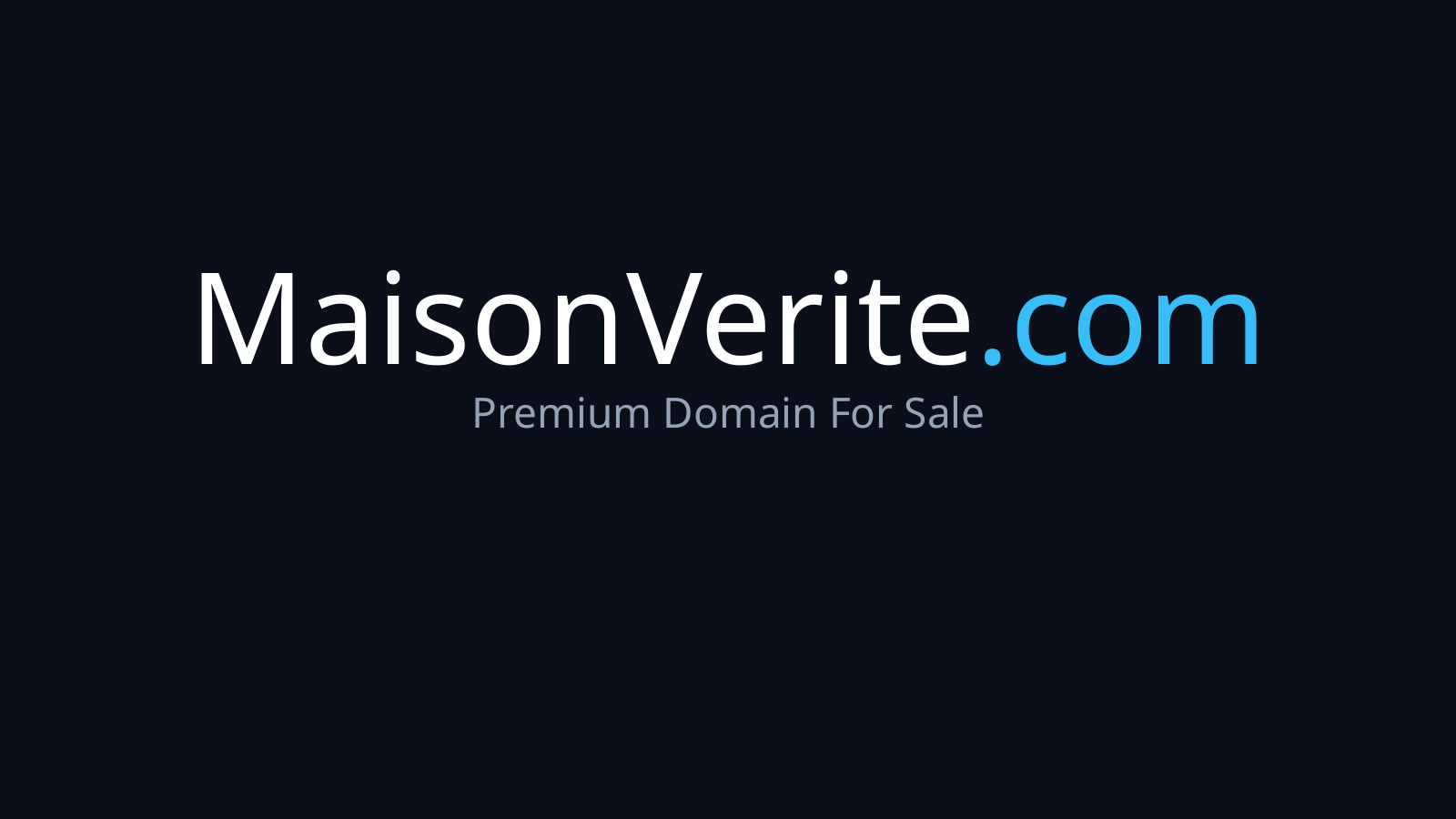 MaisonVerite.com logo