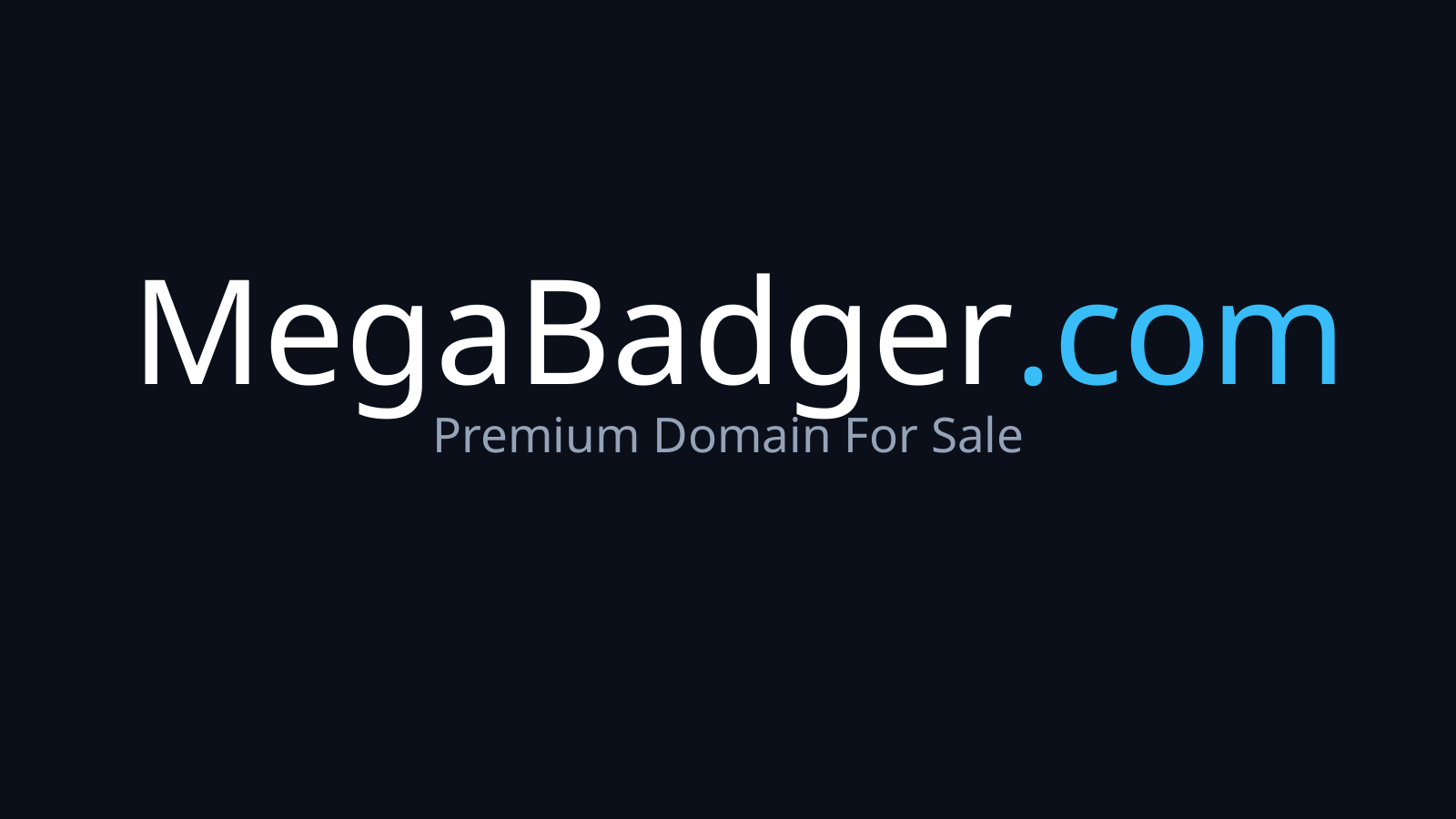 MegaBadger.com logo