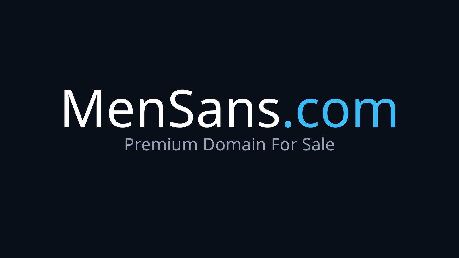 MenSans.com logo