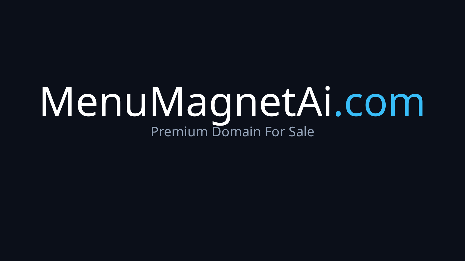 MenuMagnetAi.com logo