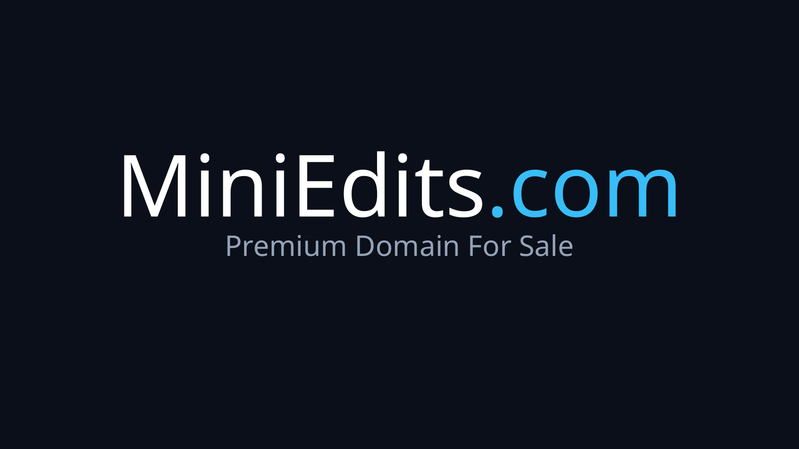 MiniEdits.com logo
