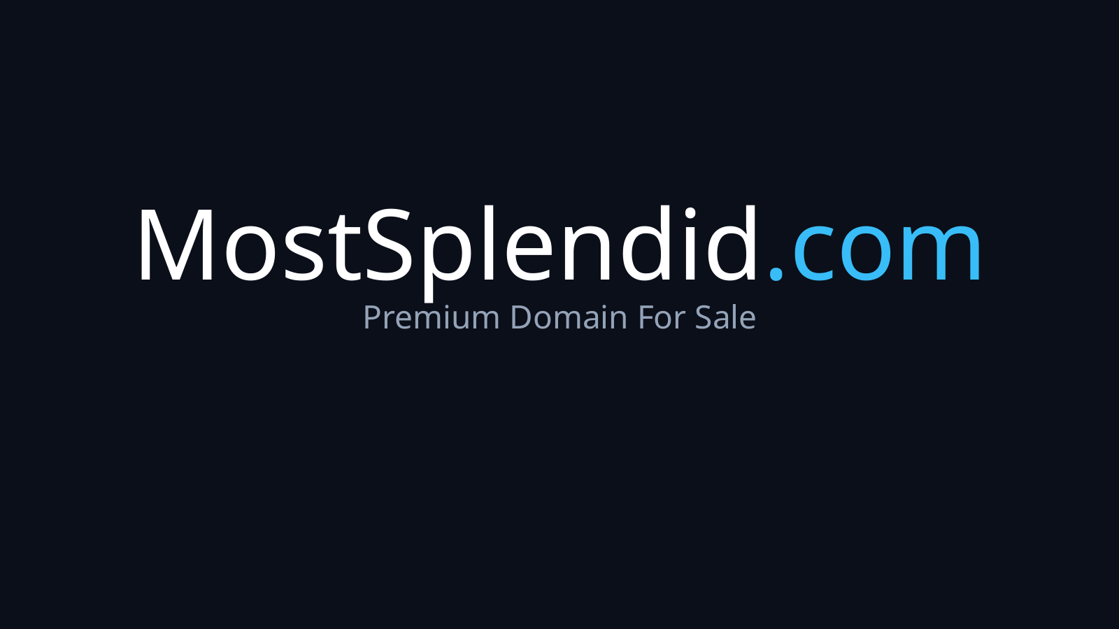 MostSplendid.com logo