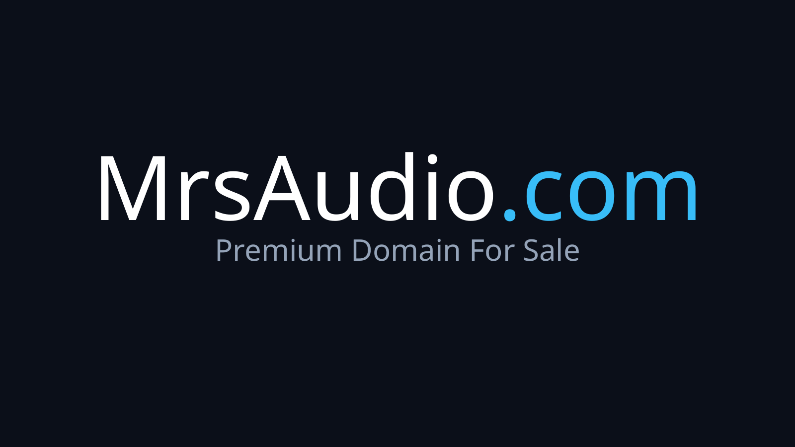 MrsAudio.com logo