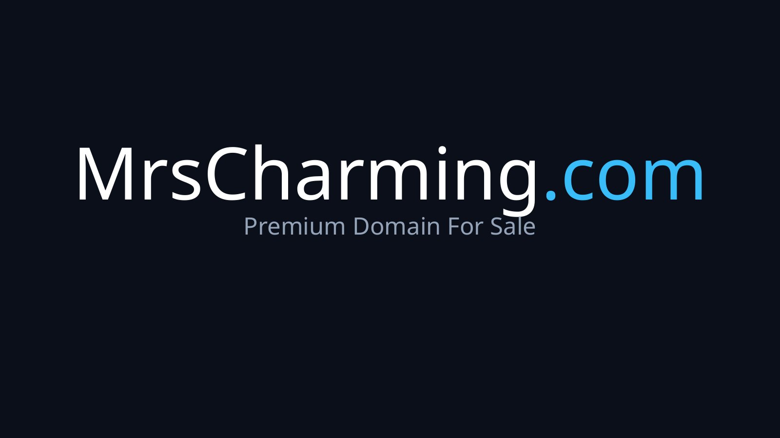 MrsCharming.com logo