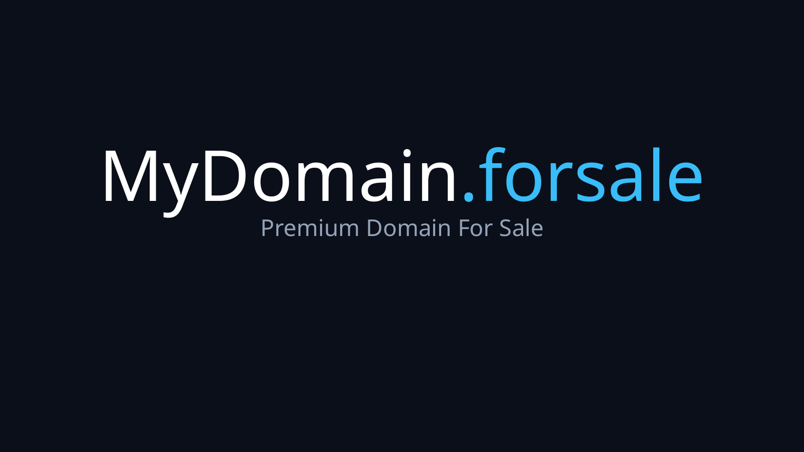 MyDomain.forsale logo