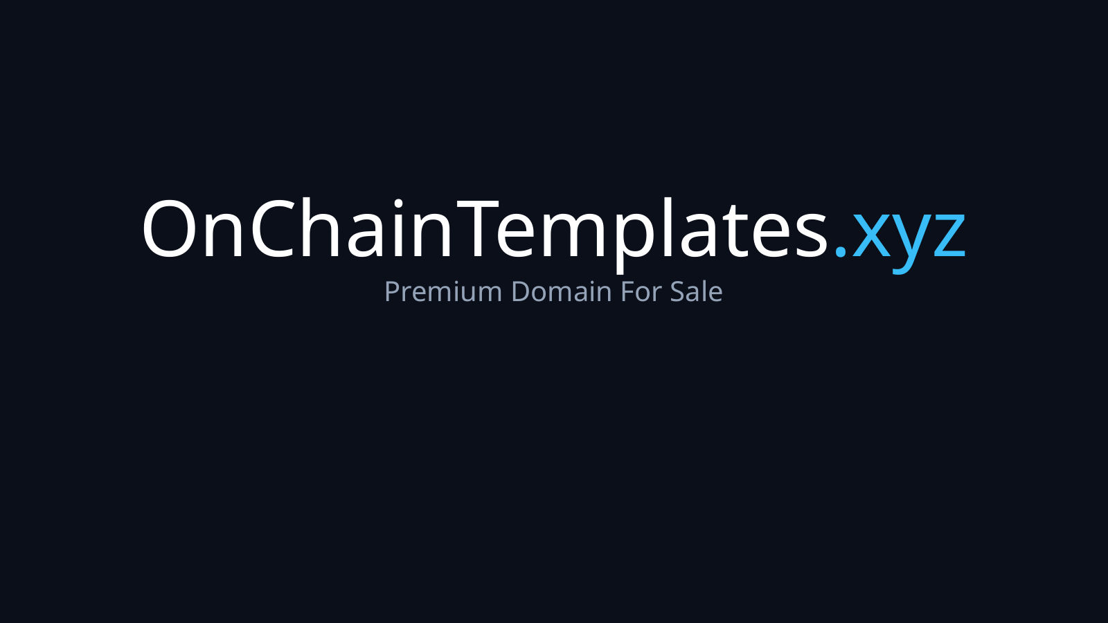 OnChainTemplates.xyz logo