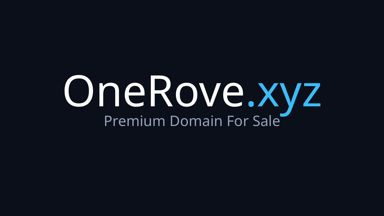 OneRove.xyz logo