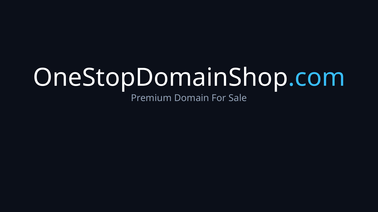 OneStopDomainShop.com logo