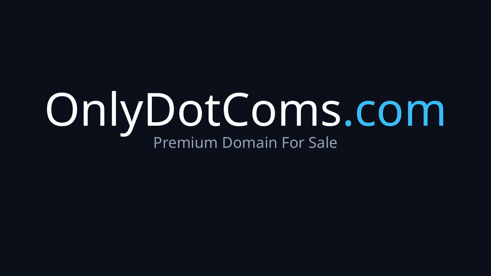 OnlyDotComs.com logo