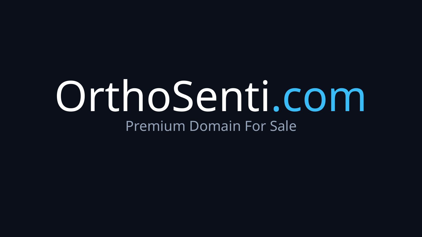OrthoSenti.com logo