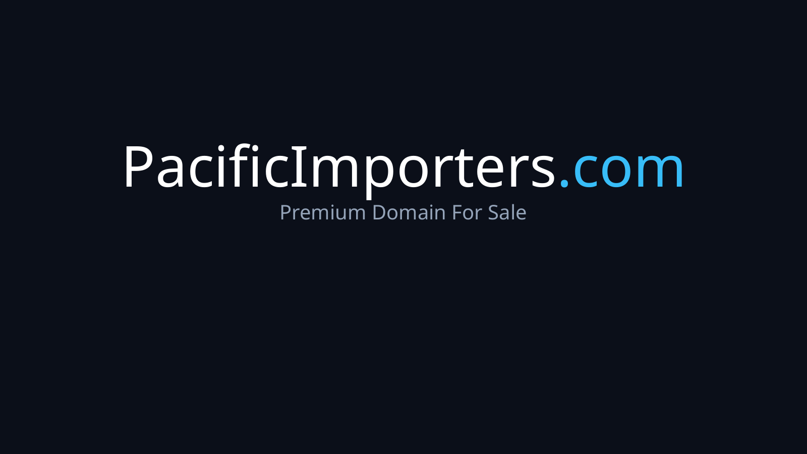 PacificImporters.com logo