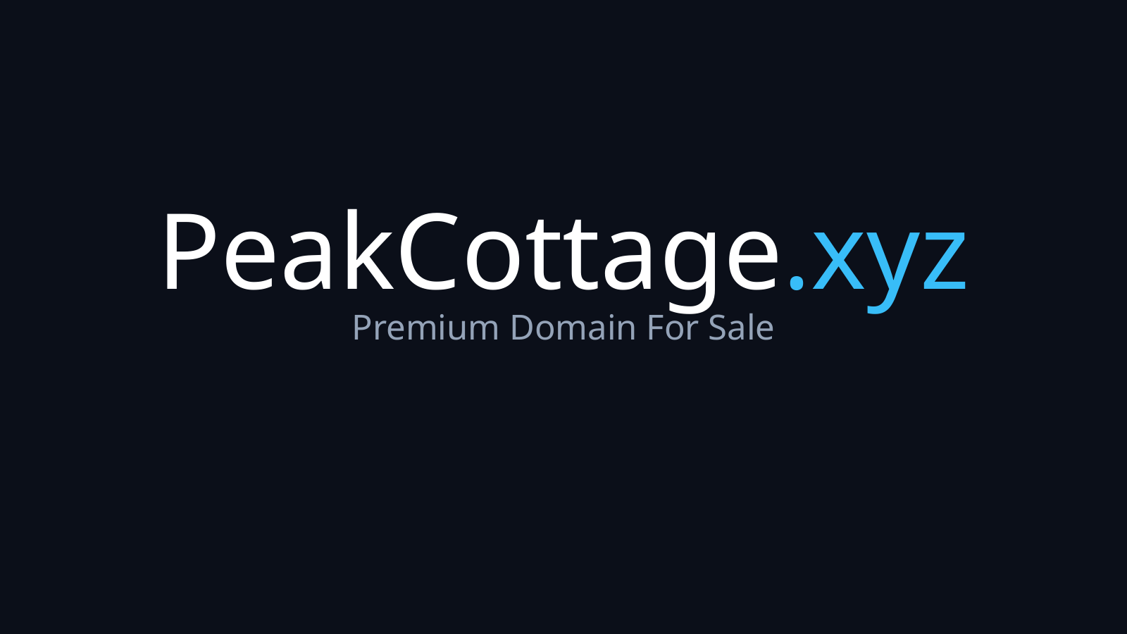 PeakCottage.xyz logo