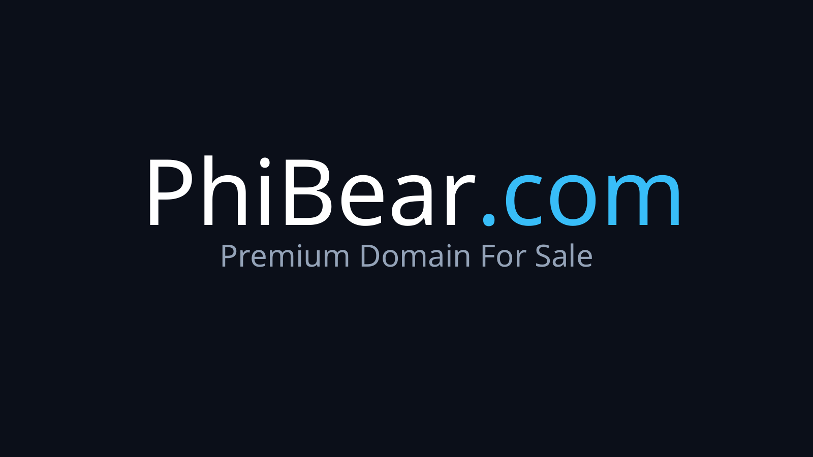 PhiBear.com logo
