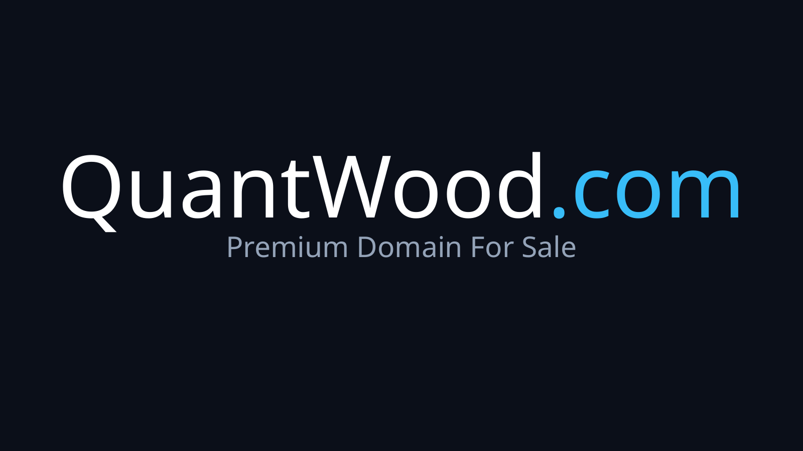 QuantWood.com logo