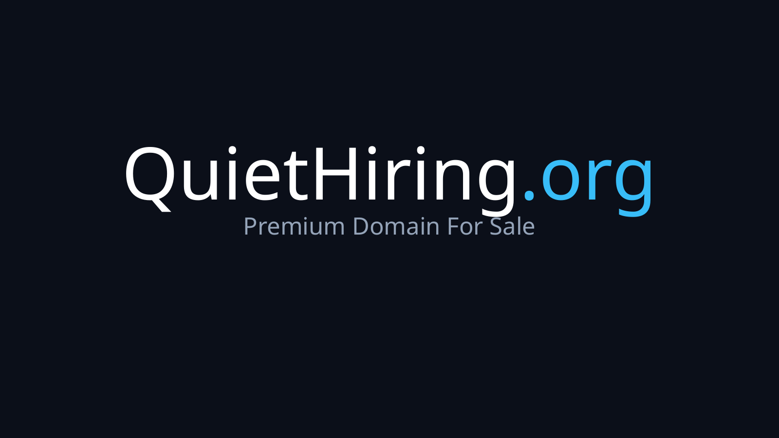 QuietHiring.org logo