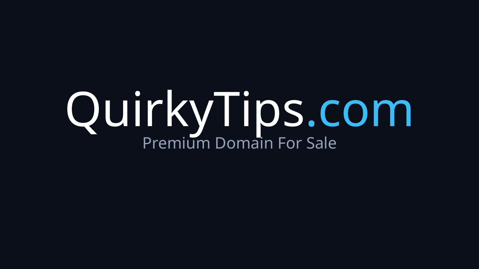 QuirkyTips.com logo