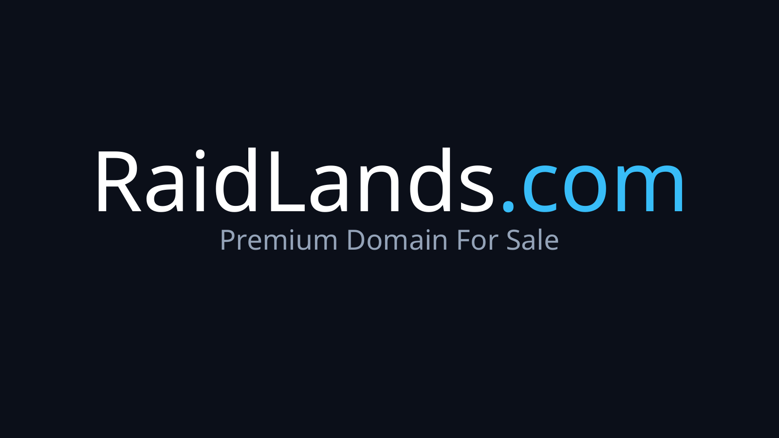 RaidLands.com logo
