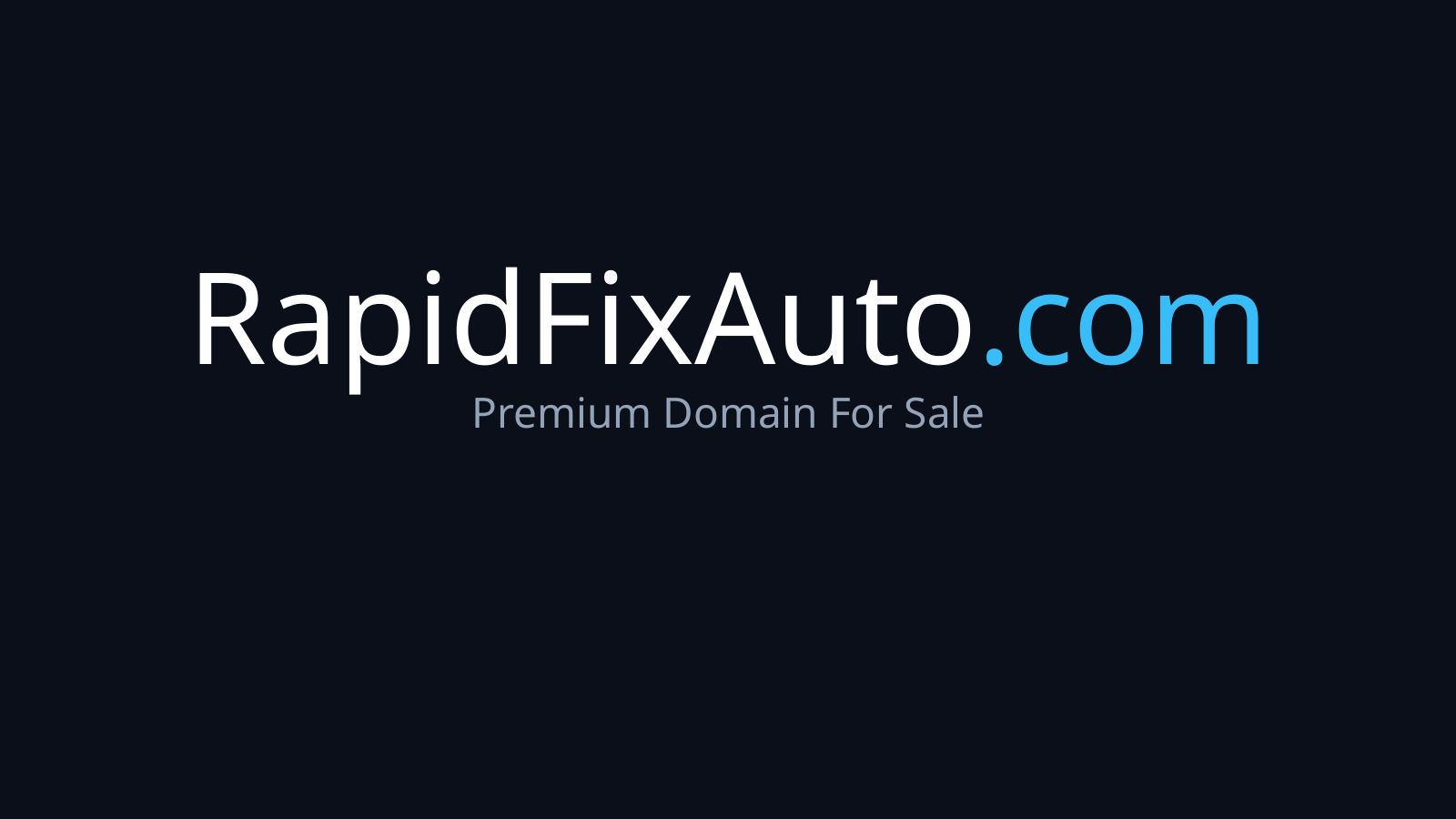 RapidFixAuto.com logo