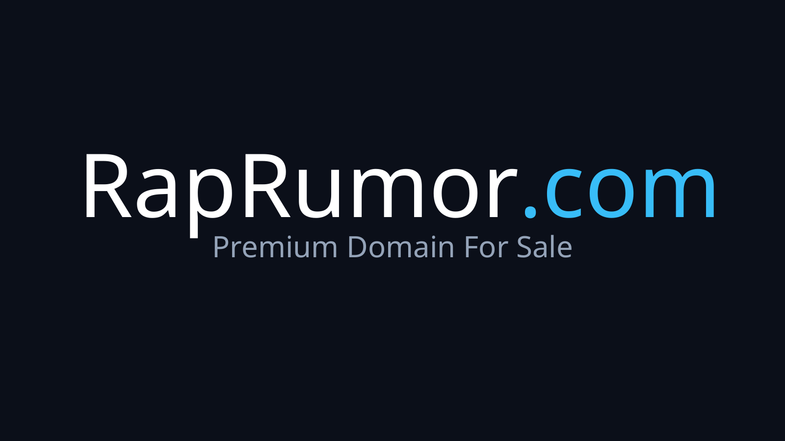 RapRumor.com logo