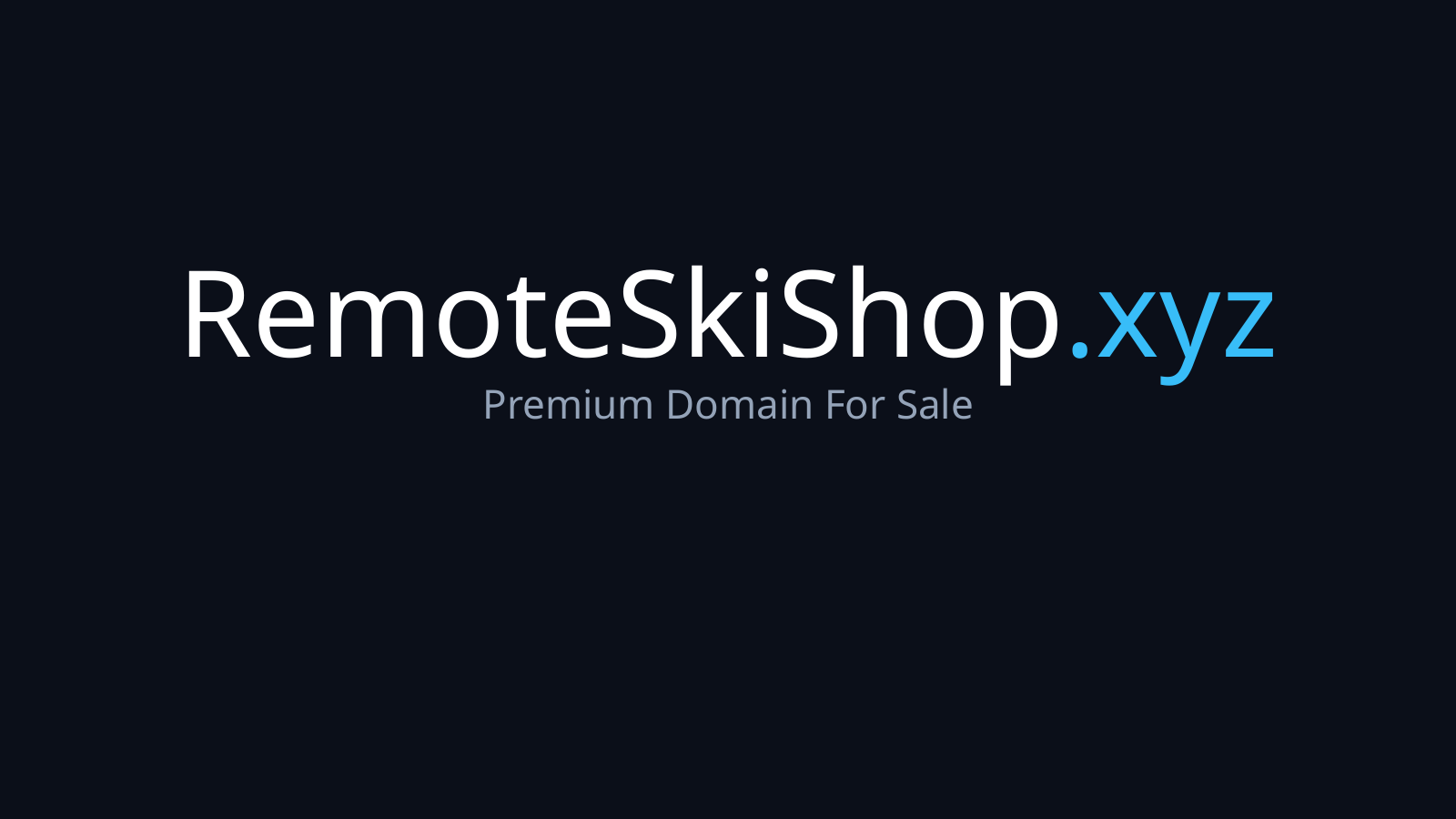 RemoteSkiShop.xyz logo