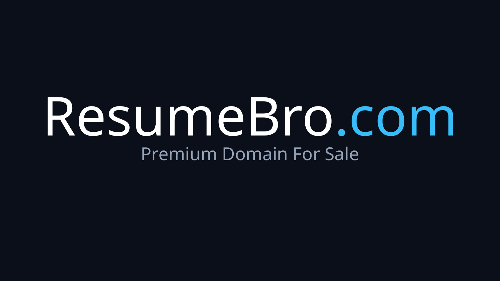 ResumeBro.com logo