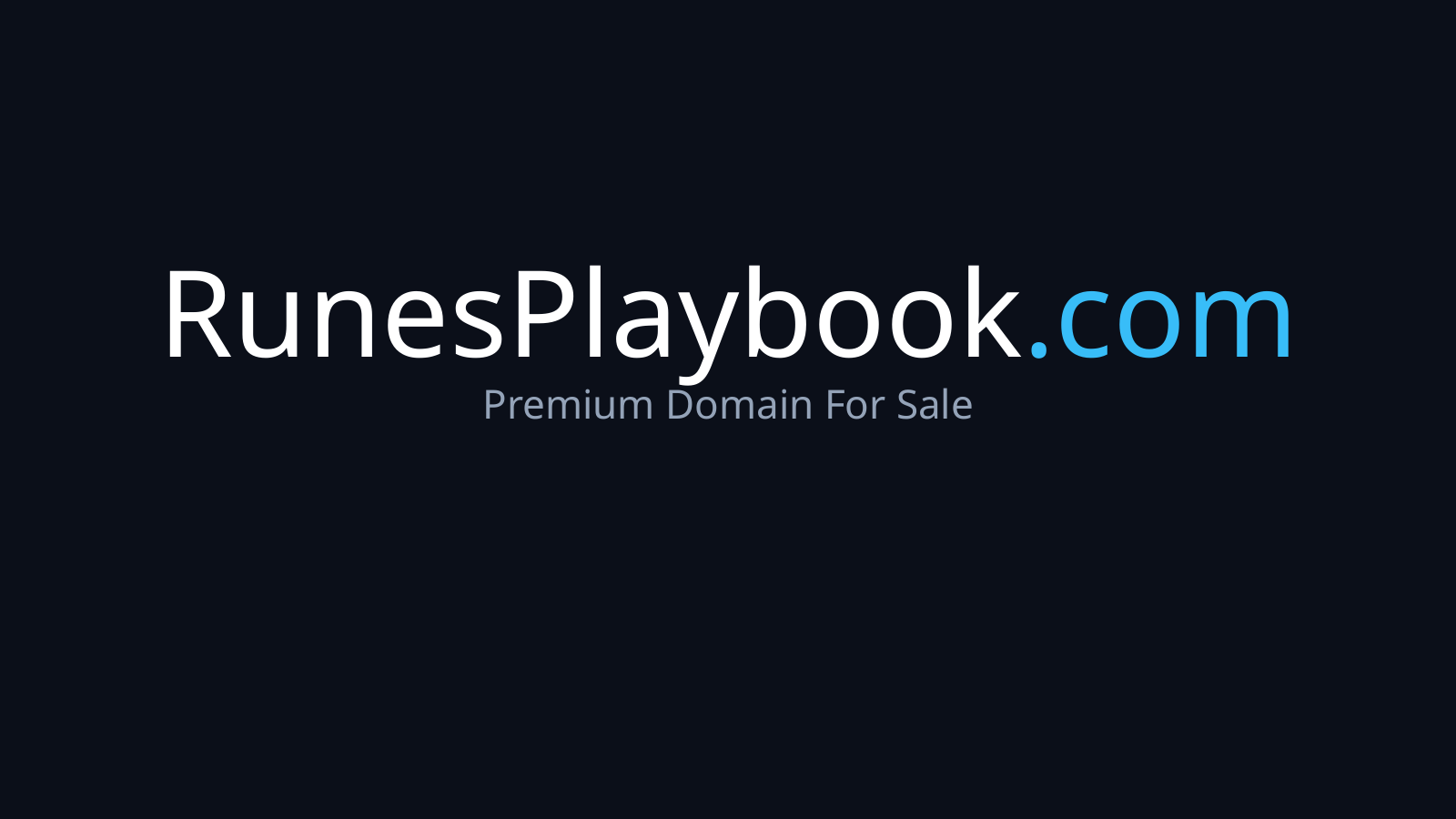 RunesPlaybook.com logo